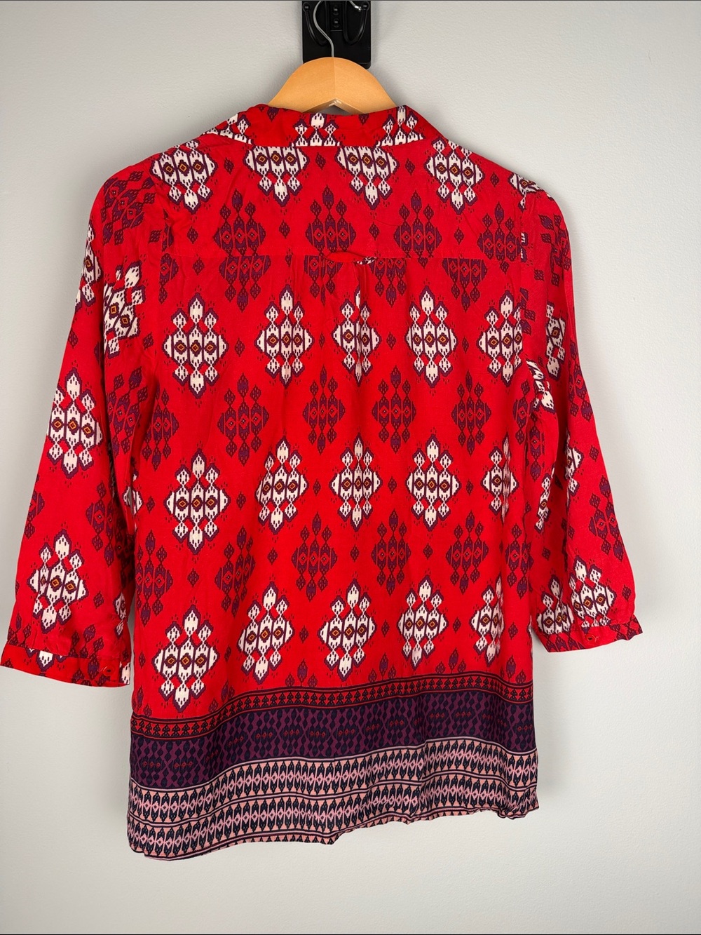 Anthropologie Maeve Woodland Walk Boho Blouse Size 6 - Picture 2 of 9